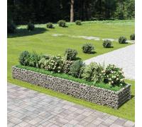 vidaXL Lit surélevé à gabion