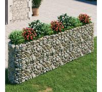 VIDAXL Lit surélevé à gabion - 330x50x100 cm - Fer galvanisé