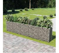vidaXL Gabion haut-plateau en acier galvanisé 450×50×100 cm