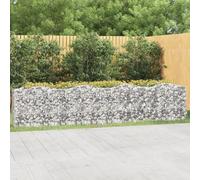 vidaXL Lit surélevé à gabion arqué