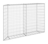 Vidaxl Lit Surélevé À Gabion En Trapèze Acier Galvanisé 150x20x100 Cm