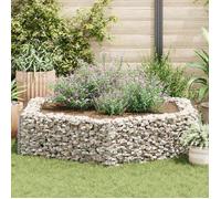 vidaXL Plateau hexagonal en gabion 200x173x40 cm