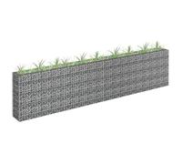 vidaXL Gabion haut-plateau 360×30×90 cm acier galvanisé