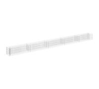 vidaXL Gabion haut-plateau 145645 – Acier galvanisé 450×30×30 cm