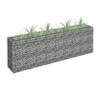 vidaXL Gabion haut-plateau Acier galvanisé 180×30×60 cm