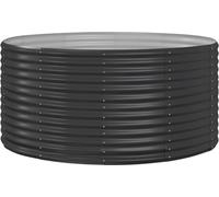 vidaXL Lit surélevé de jardin Anthracite 140x140x68 cm Acier revêtu par poudre