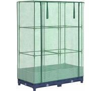 vidaXL Jardinière surélevée avec housse - Rotin aspect