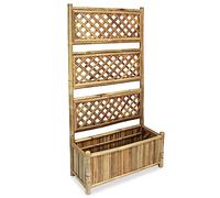 vidaXL Lit surélevé avec treillis en bambou 70 cm