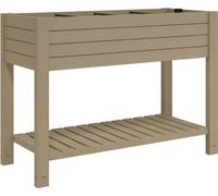 vidaXL Lit surélevé brun clair 110x45x79 cm Polypropylène