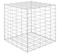 vidaXL Jardinière surélevée cube à gabion – Panier à pierres, fil d'acier 50x50x50 cm