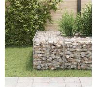 vidaXL Jardinière surélevée Cube à gabion 145650 – Panier à pierres pour jardin terrasse extérieur