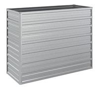 vidaXL Lit surélevé de Jardin 100x40x77 cm Acier galvanisé Argenté