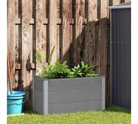 vidaXL Lit surélevé de jardin 100x50x54 cm - Gris