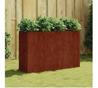 vidaXL Lit surélevé 120x40x80 cm acier corten