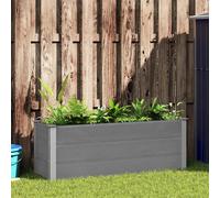 vidaXL Lit surélevé de jardin 150x50x54 cm - Gris