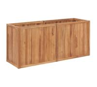 vidaXL Lit surélevé de jardin 150x50x70 cm Bois de teck solide