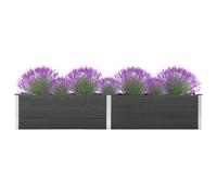 vidaXL Lit surélevé de jardin 200x50 cm - WPC Gris