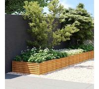 vidaXL Lit Surélevé de Jardin 960x100 - Rouillé