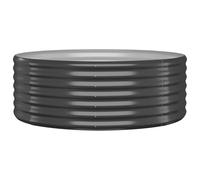 vidaXL Lit surélevé de jardin – Acier Anthracite