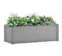 vidaXL Lit surélevé de jardin avec système d'arrosage Gris 100x43x33cm Gris G