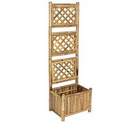 vidaXL Lit surélevé de Jardin avec Treillis Bambou 40 cm