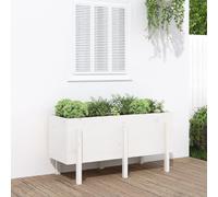 vidaXL Lit surélevé de jardin - Blanc