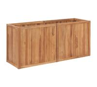 vidaXL Lit Surélevé de Jardin Bois de Teck