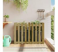vidaXL Lit surélevé de jardin design de clôture bois de pin imprégné 832486