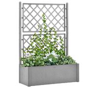 vidaXL Lit surélevé de jardin et treillis 100x43x142 cm