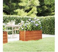 vidaXL Lit surélevé de jardin Jardinière 100x40x45 cm acier Corten Rouillé