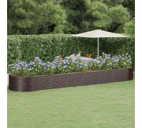 vidaXL Lit surélevé de jardin Marron