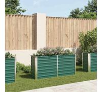 VIDAXL Lit surélevé de jardin - Vert, 160x40x77 cm