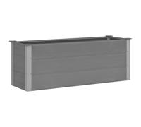 vidaXL Lit surélevé de Jardin WPC 150x50x54 cm Gris