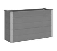 vidaXL Lit Surélevé de Jardin WPC Pot à Fleurs Jardinière Pot à Plante Bac à Plante Bac à Fleurs Arrière-cour Véranda Extérieur 150x50x91 cm