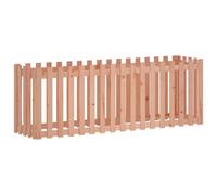 vidaXL Lit surélevé design clôture à lattes 200x50x70 cm bois massif douglas