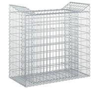 Vidaxl Lit Surélevé Gabion Argenté 50 X 100 X 100 Cm Acier Galvanisé