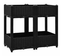 vidaXL Hochbeet 80x40x71 cm Polypropylen
