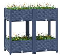 vidaXL Hochbeet 80x40x71 cm Polypropylen