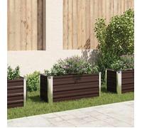 vidaXL Jardinière surélevée Bac à plantes 100×40×45 cm Acier Extérieur