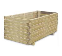 vidaXL Jardinière surélevée rectangulaire 100 x 50 x 40 cm Bois
