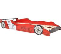 vidaXL Lit voiture de course 90x200 cm rouge