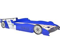 vidaXL Lit voiture de course enfants 90x200 cm bleu