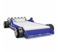 vidaXL Lit Voiture de Course pour Enfants 90 x 200 cm Bleu