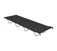 vidaXL Lits de camping 2 pcs. 180x60x19 cm Oxford-tissu acier noir