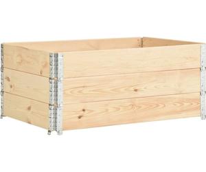 vidaXL Lits surélevés 3 pcs. 100x150 cm pin massif
