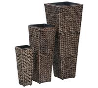 vidaXL Lits surélevés 3 pcs Jacinthe d'eau