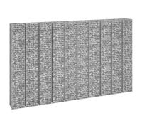 Vidaxl Lits Surélevés En Gabions 16 Pcs 30x30x50/100/150/200 Cm Fer