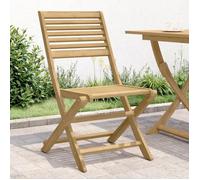 vidaXL Chaises de jardin 2 pcs. Pliable 48,5x61,5x87 cm Bois massif Acacia