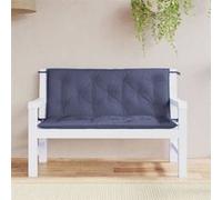 vidaXL Lot de 2 Coussins de Banc de Jardin, Coussin de Siège, Coussin de Meuble de Terrasse Patio Salon Extérieur Intérieur, 379064 Blanc G
