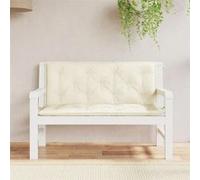 VidaXL Banc de Jardin - Blanc Crème